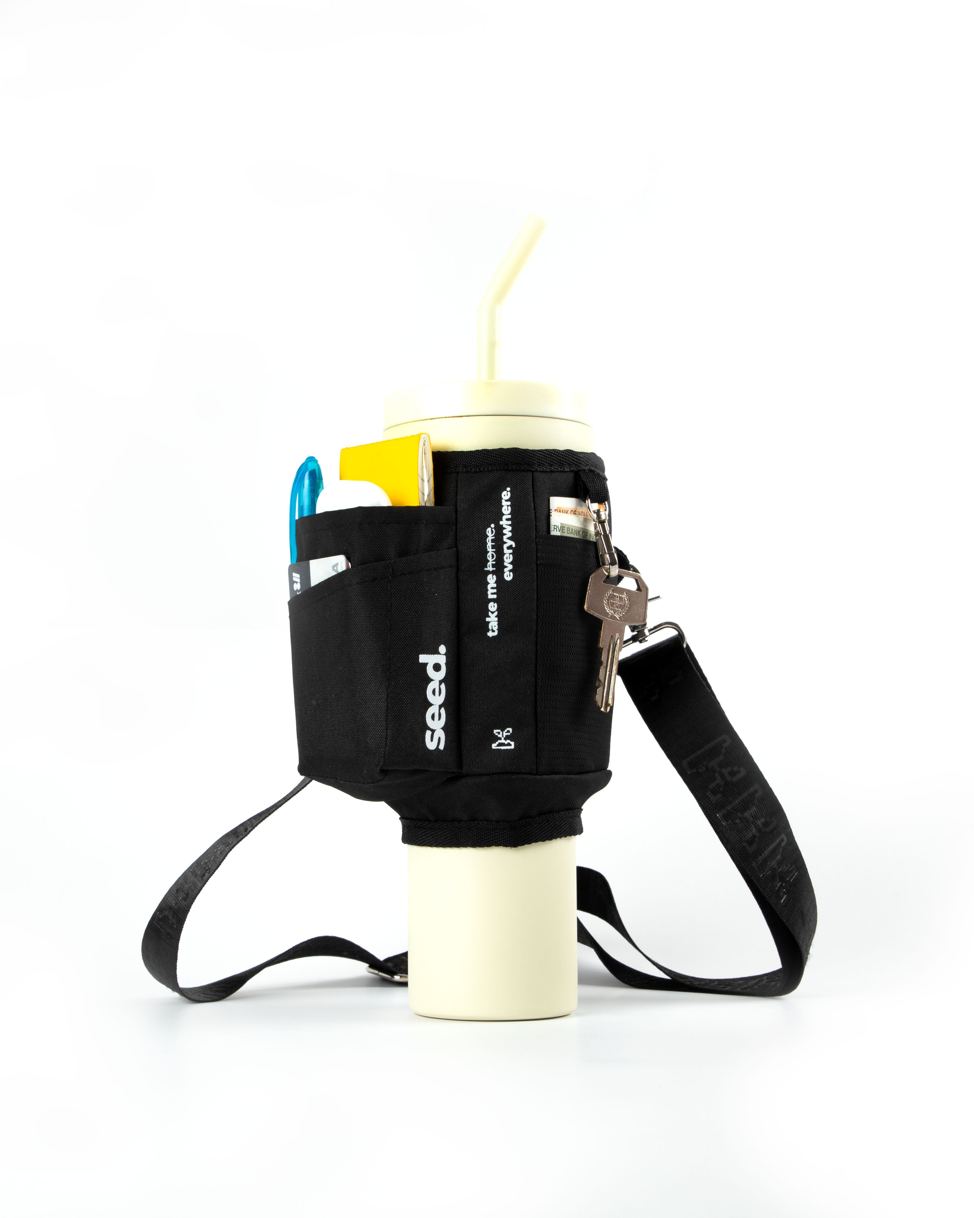 Seed Move & Flo 1200 | Stainless Steel Bottle & Sleeve Combo