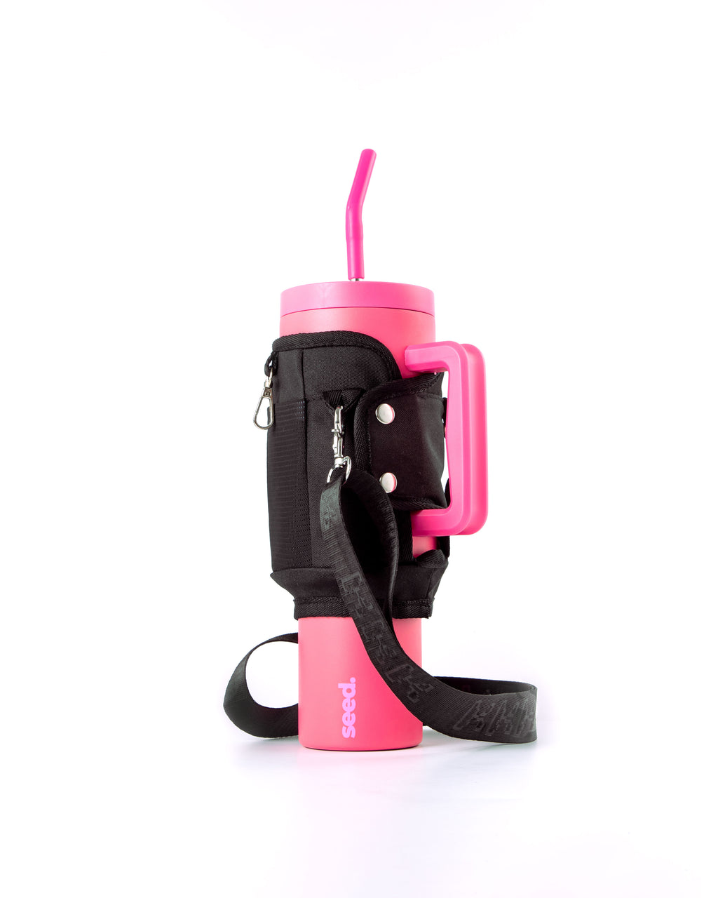 1.2l-stainless-steel-tumbler-rani-pink-carry-all-sleeve-black-back rani pink & blackhole