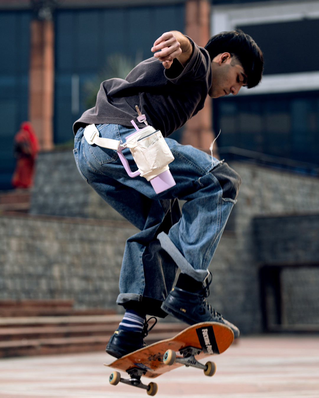 seed move carry all sling multi-purpose utility sleeve bag for stainless steel tumblers milkyway