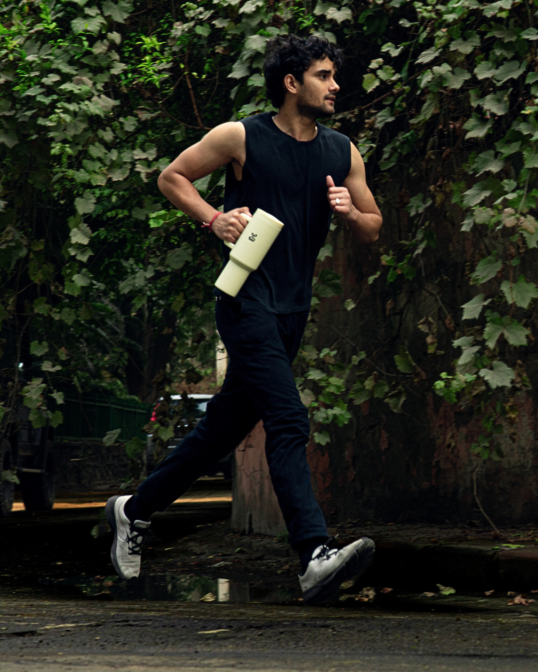 stainless steel tumbler 1.2L milk white 1