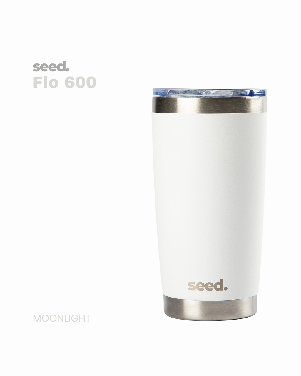 stainless steel tumbler 600mL moonlight insulated stainless steel travel coffee mug 600mL 