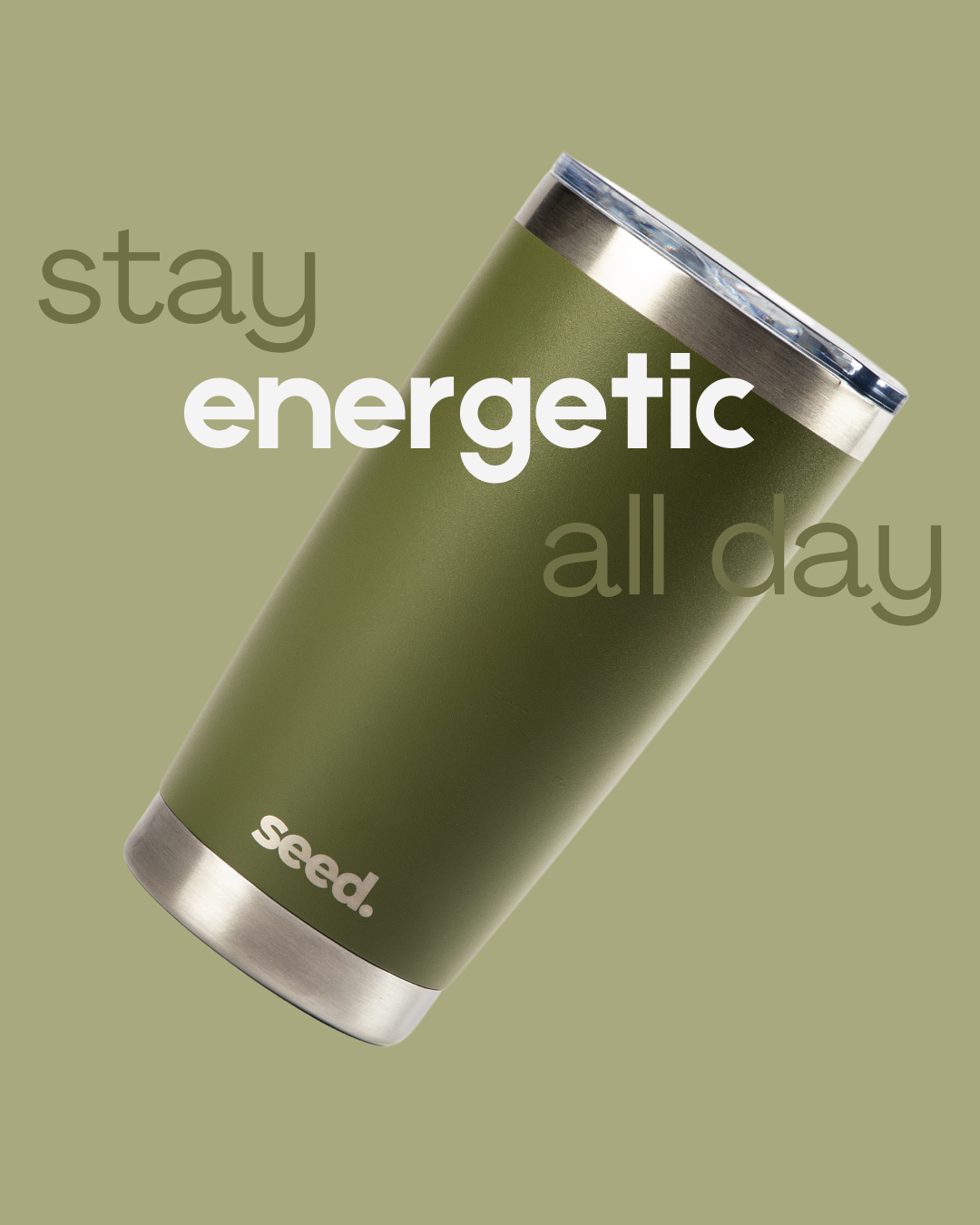 stainless steel tumbler 600mL olive oil insulated stainless steel travel coffee mug 600mL 