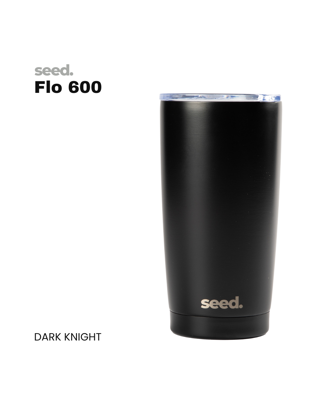 stainless steel tumbler 600mL dark knight  insulated stainless steel travel coffee mug 600mL 