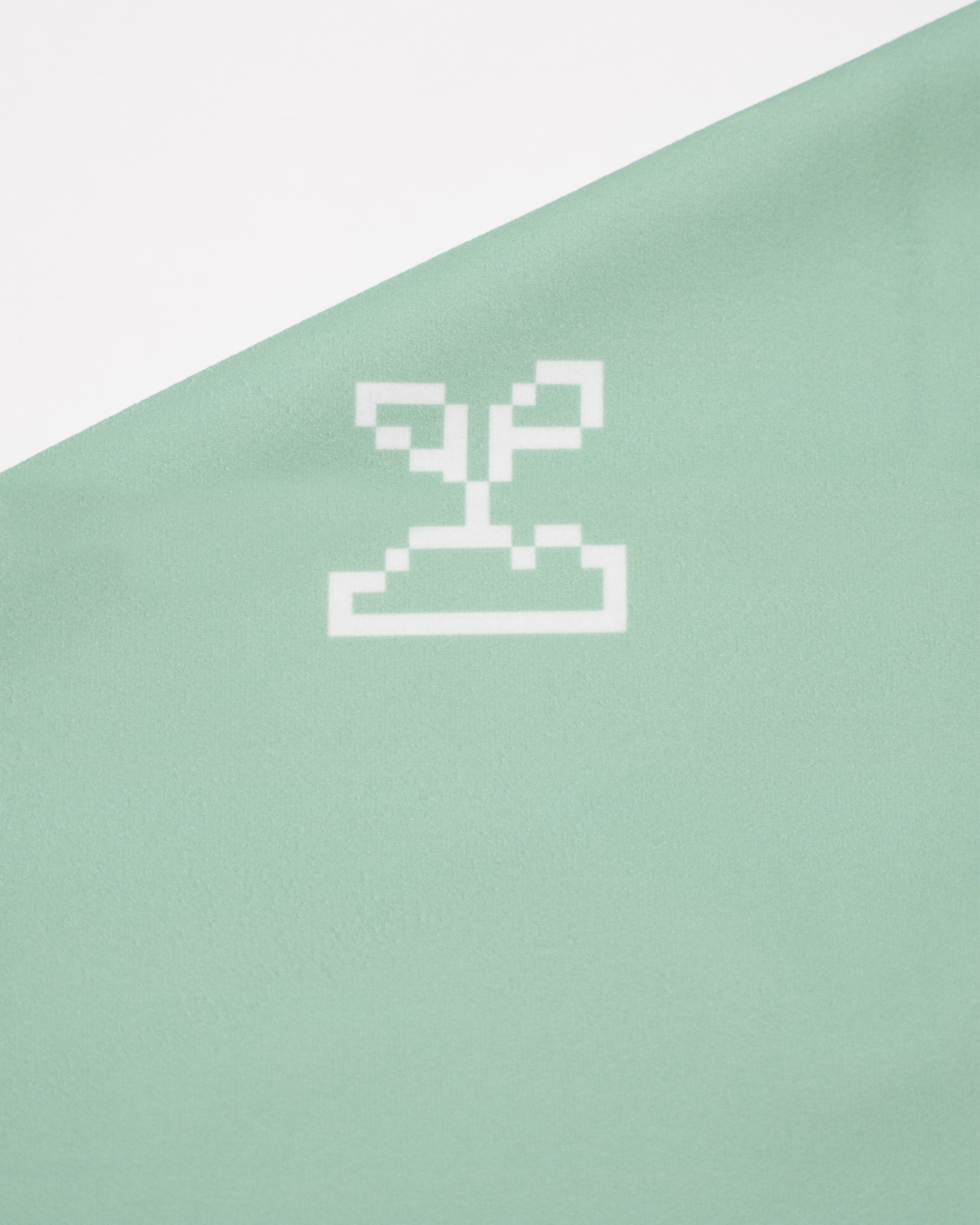 Pixelated logo on a light green background Hold Up Magic Self Adhesive Wrap Organiser Mint Mojito