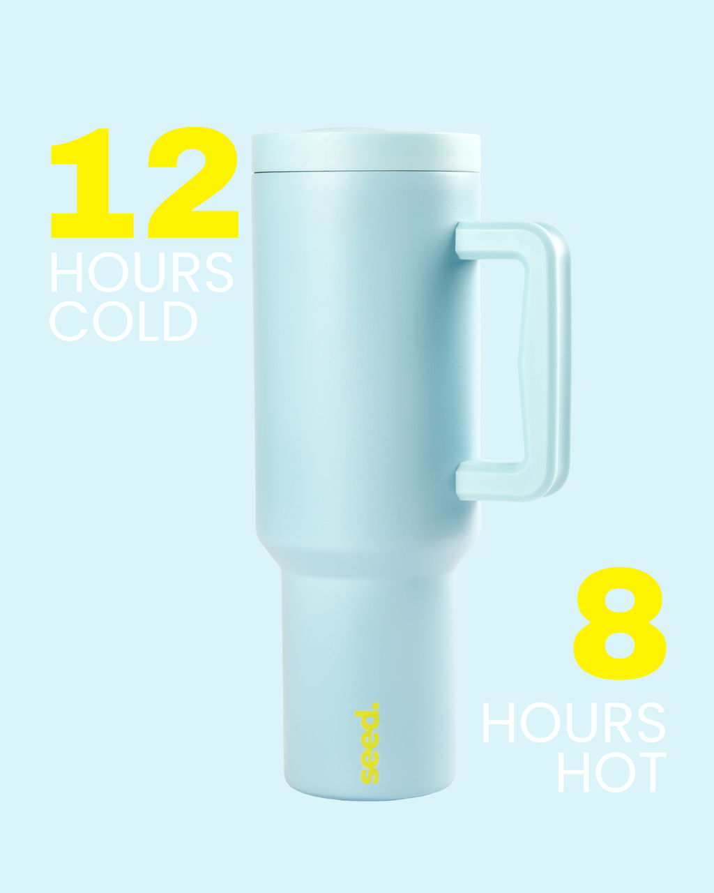 stainless steel tumbler 1.2L baby blue 6