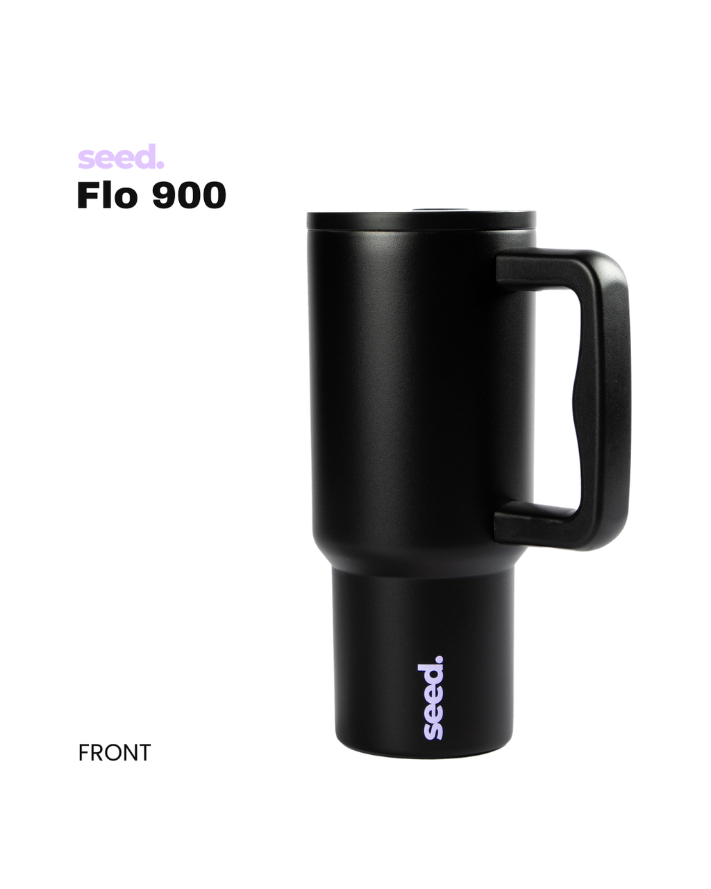 stainless steel tumbler 900mL dark knight