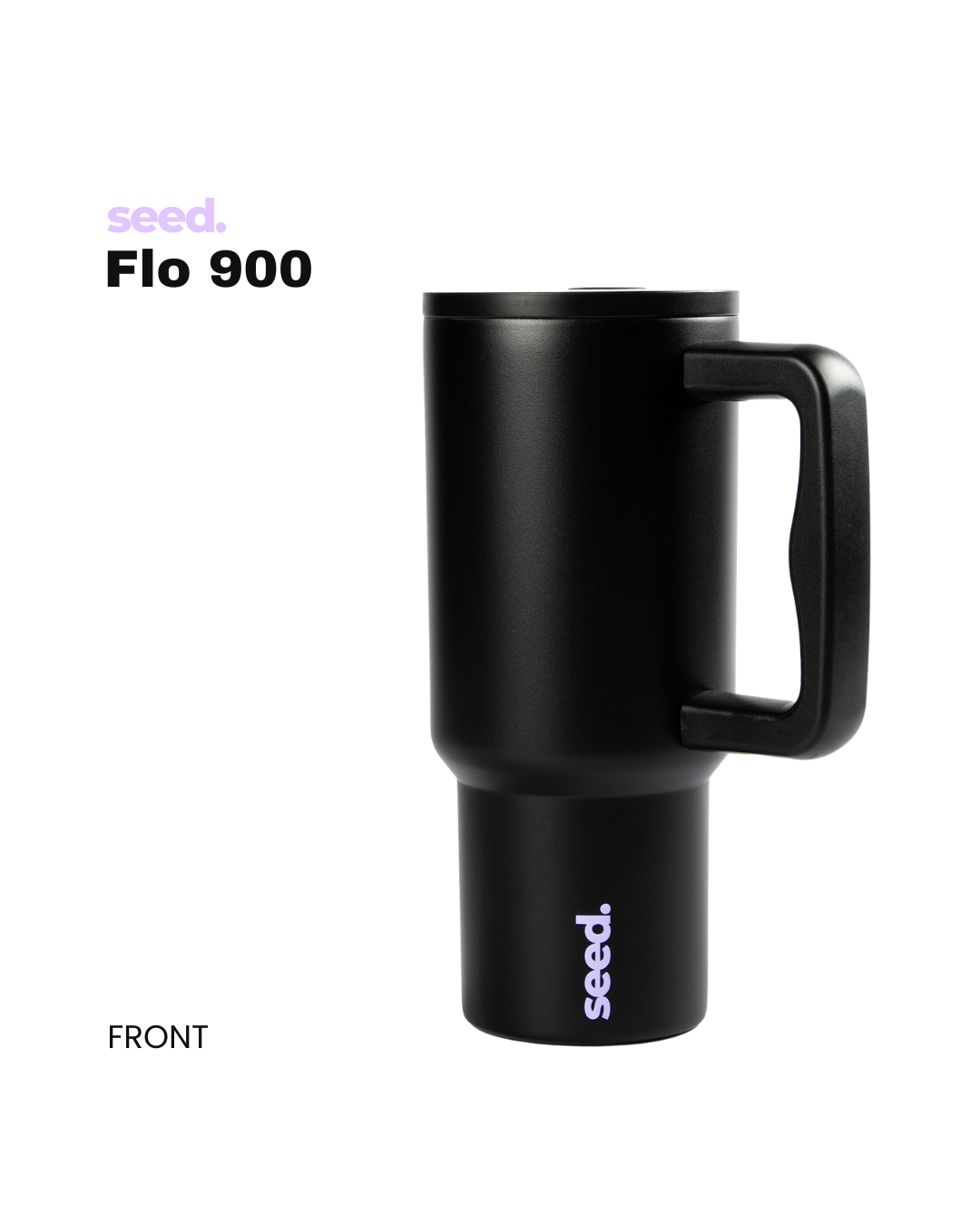 stainless steel tumbler 900mL dark knight