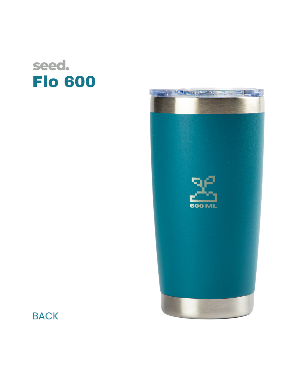 stainless steel tumbler 600mL denim blue insulated stainless steel travel coffee mug 600mL 