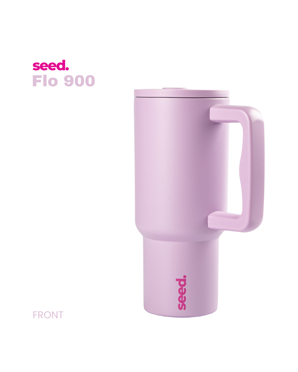 stainless steel tumbler 900mL lilac