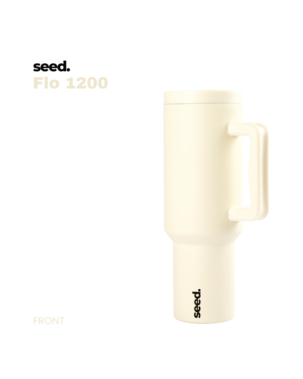 stainless steel tumbler 1.2L milk white 7