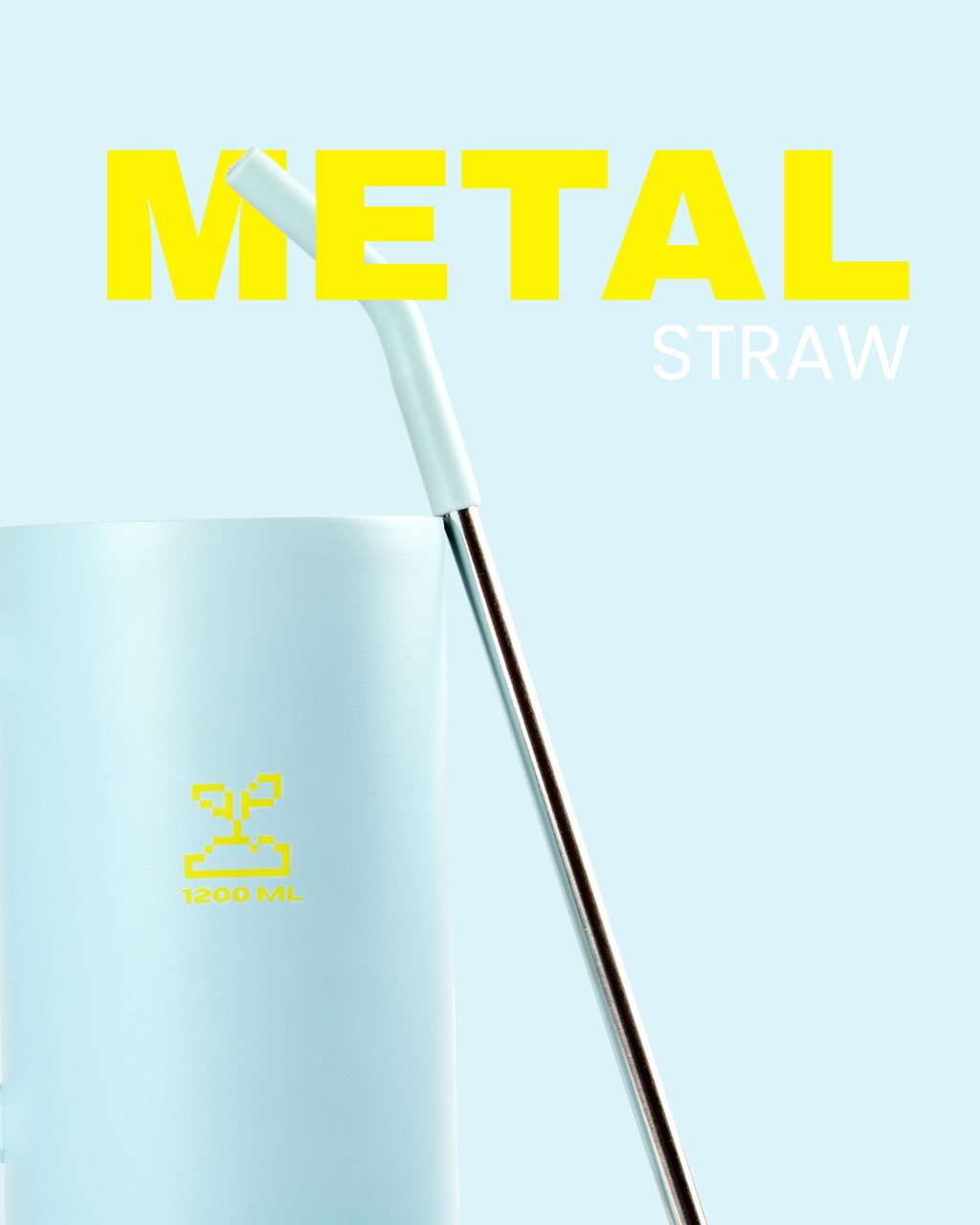 stainless steel tumbler 1.2L baby blue 11