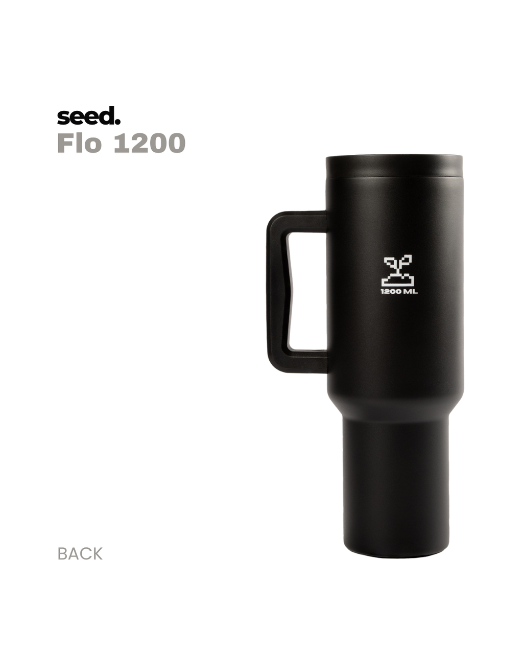 stainless steel tumbler 1.2L dark knight 