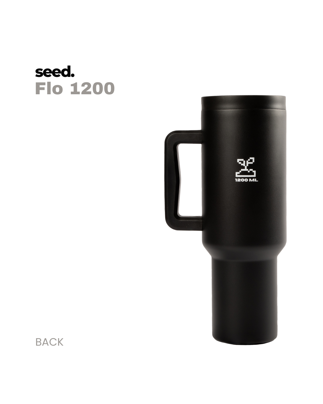 stainless steel tumbler 1.2L dark knight 