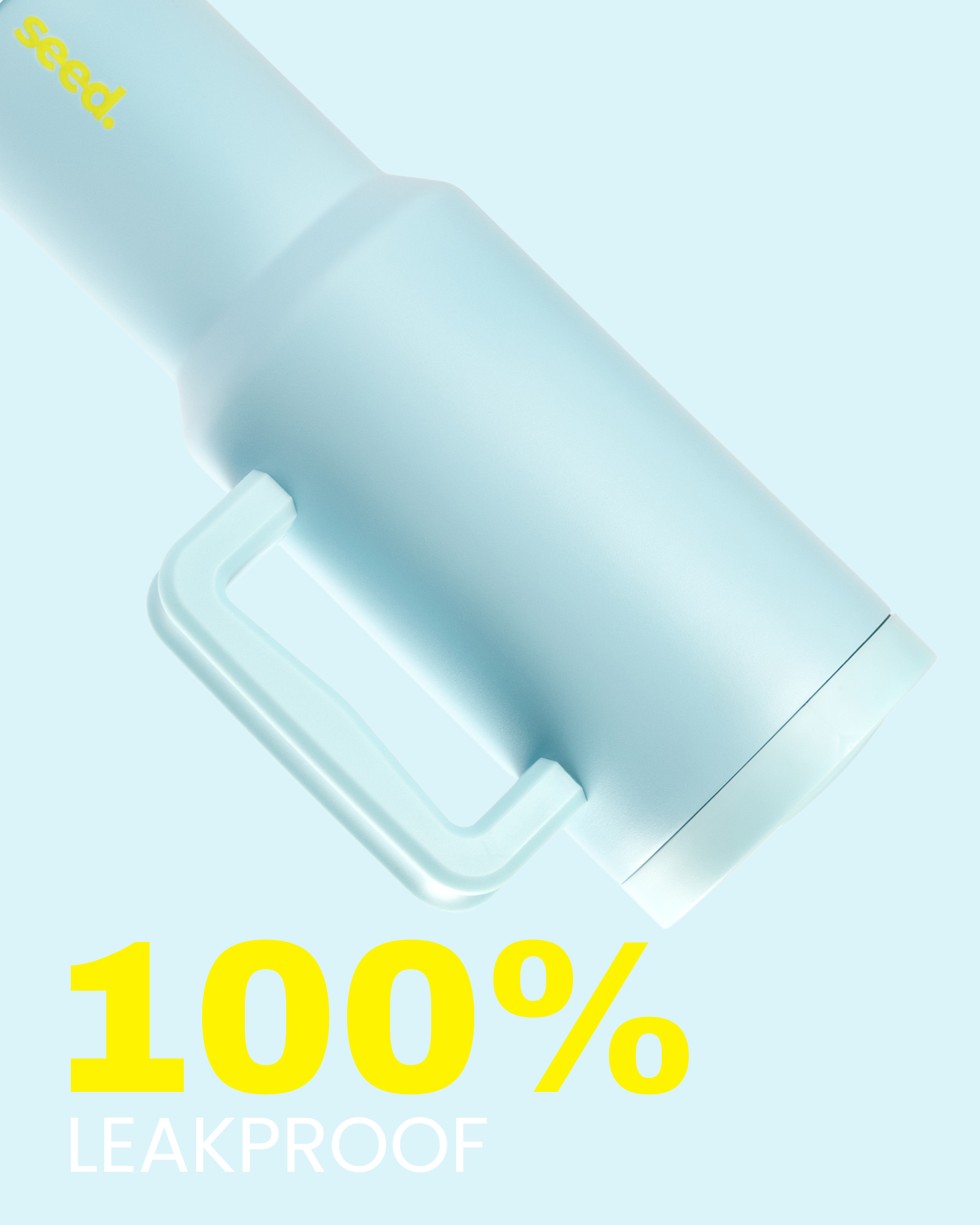 stainless steel tumbler 1.2L baby blue 7