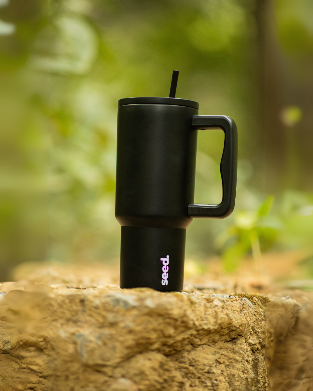 stainless steel tumbler 900mL dark knight