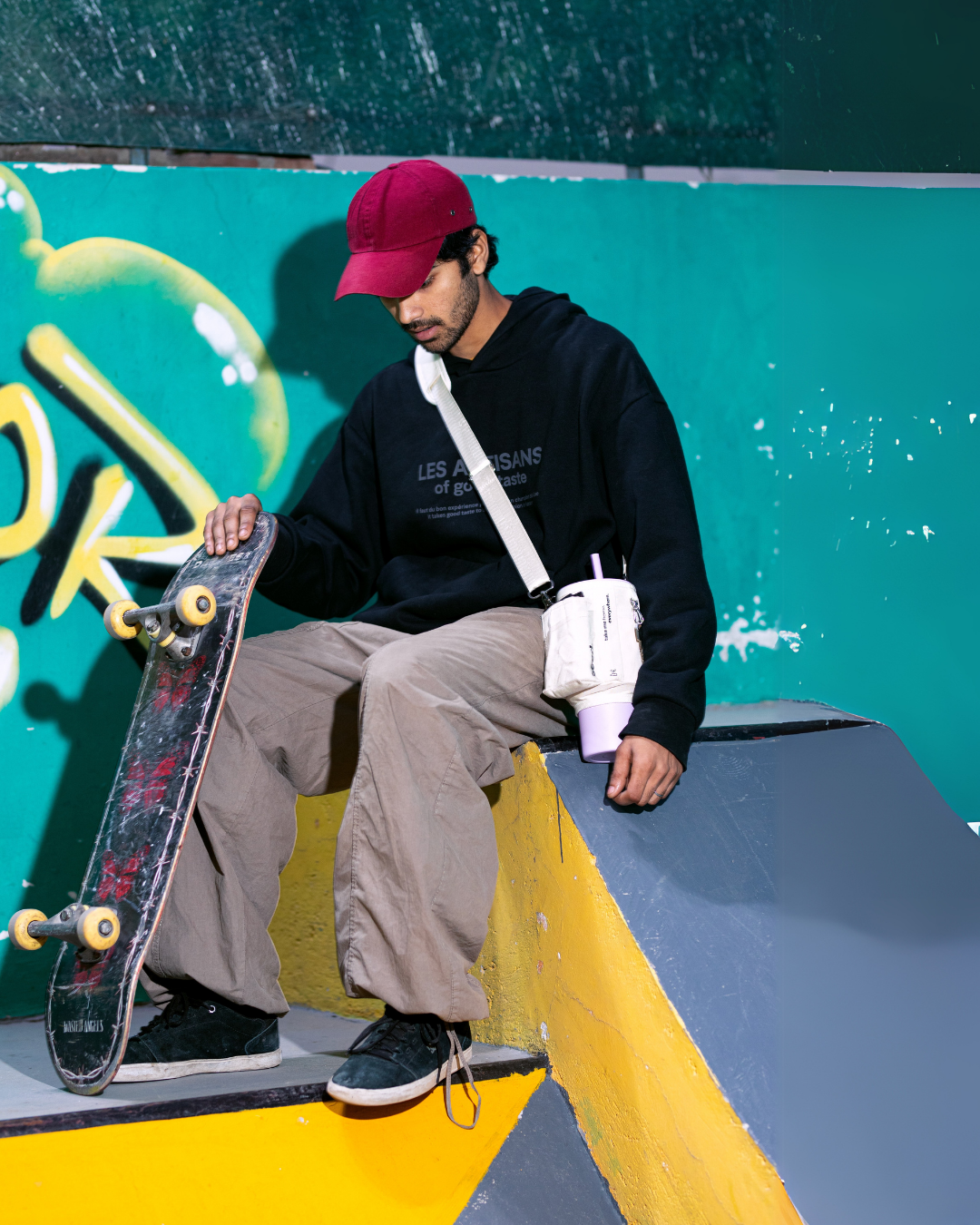 seed move carry all sling multi-purpose utility sleeve bag for stainless steel tumblers milkyway lilac