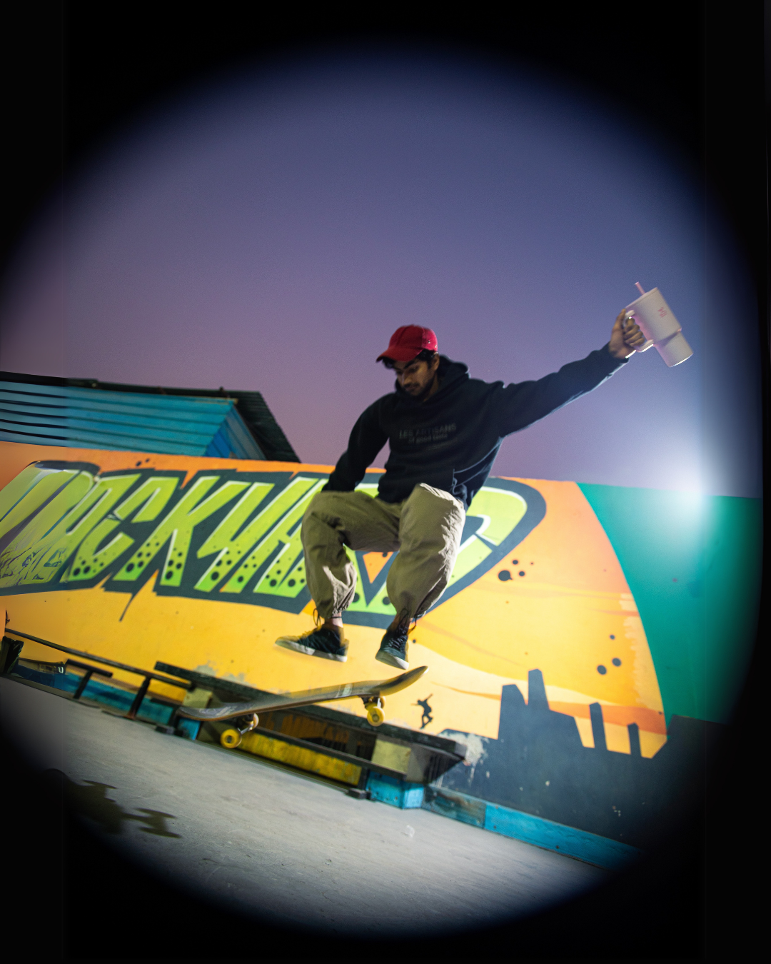 stainless steel tumbler 900mL lilac