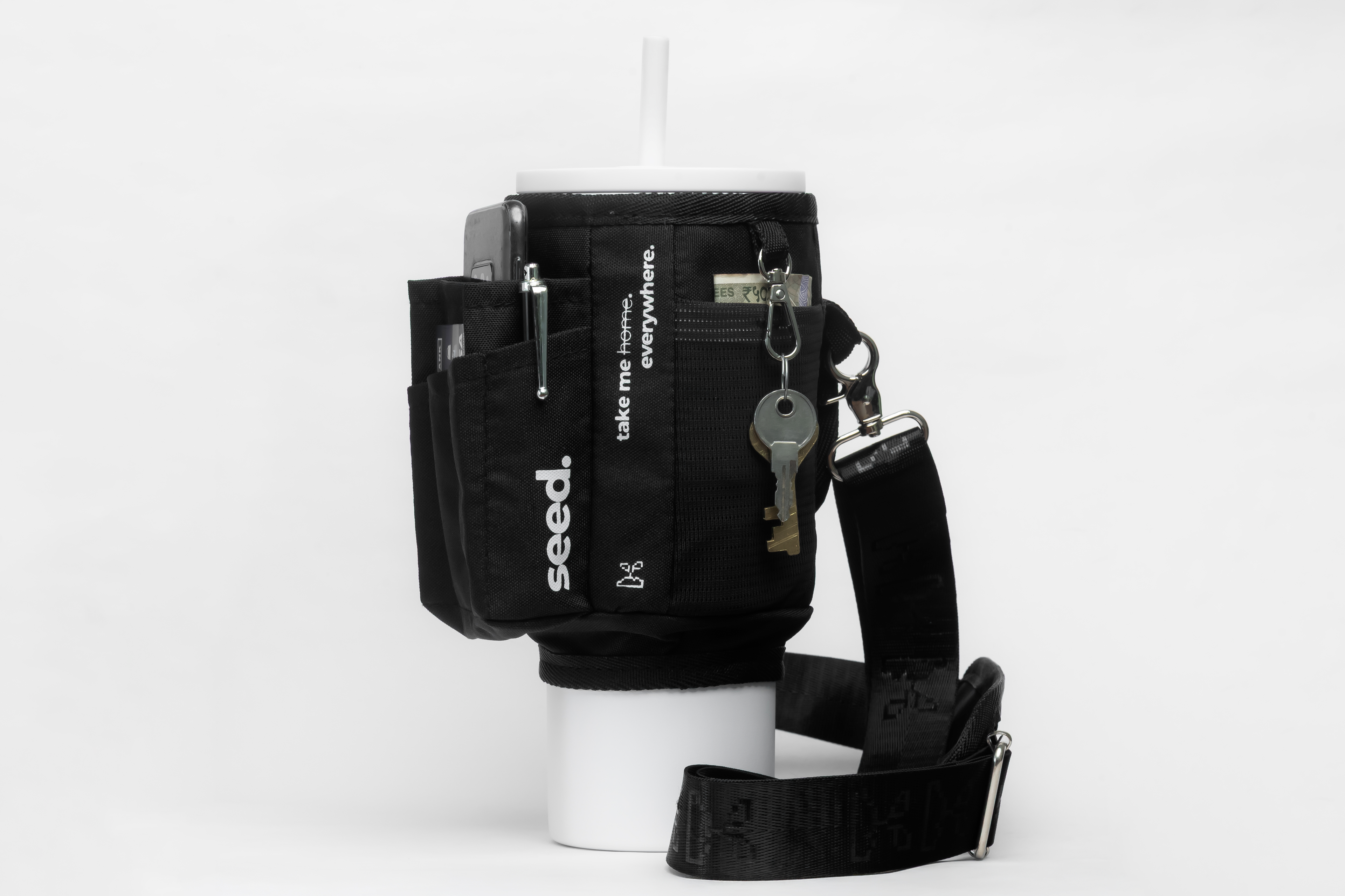Seed Move & Flo 900 | Stainless Steel Bottle & Sleeve Combo