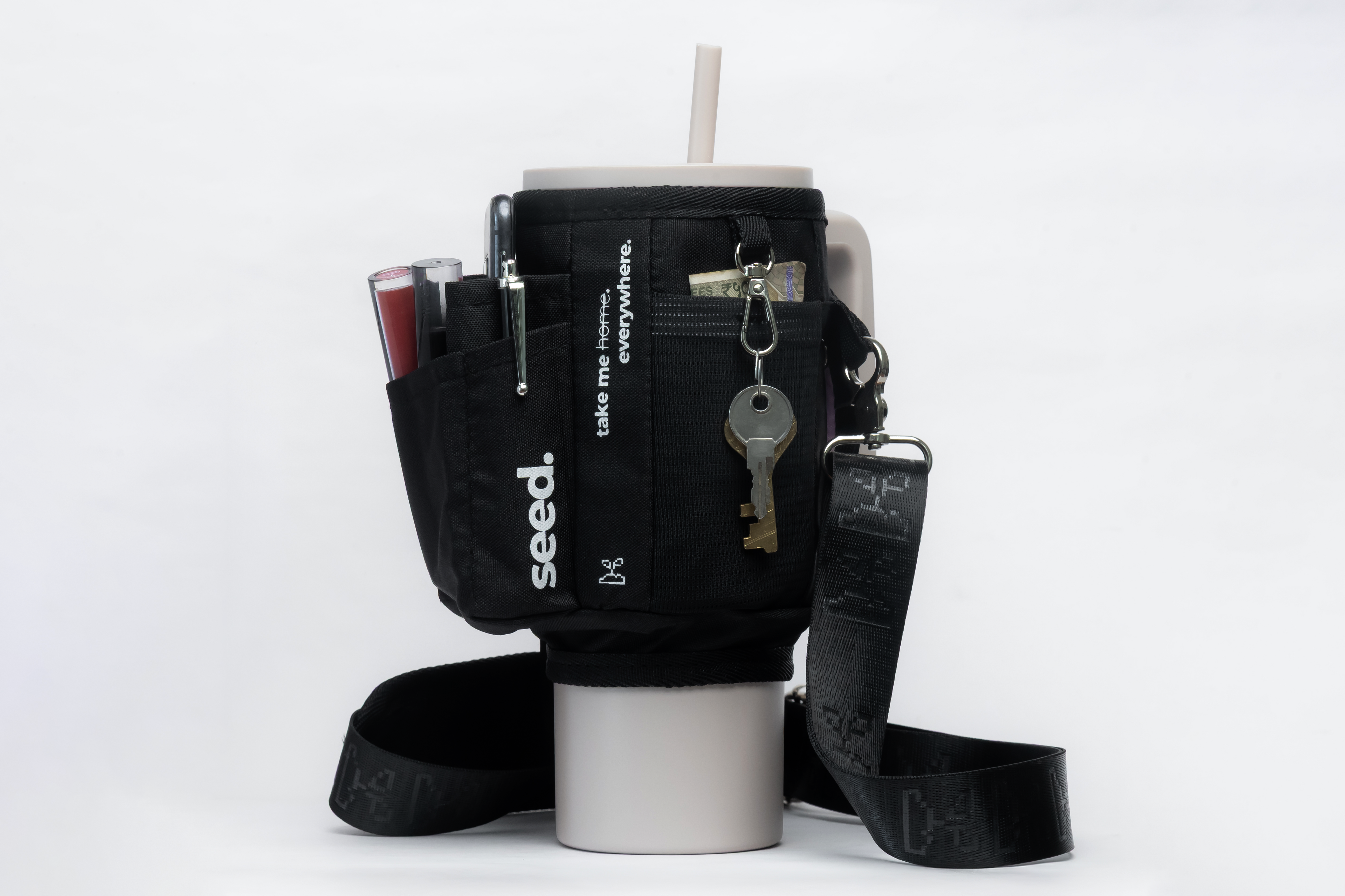 Seed Move & Flo 900 | Stainless Steel Bottle & Sleeve Combo