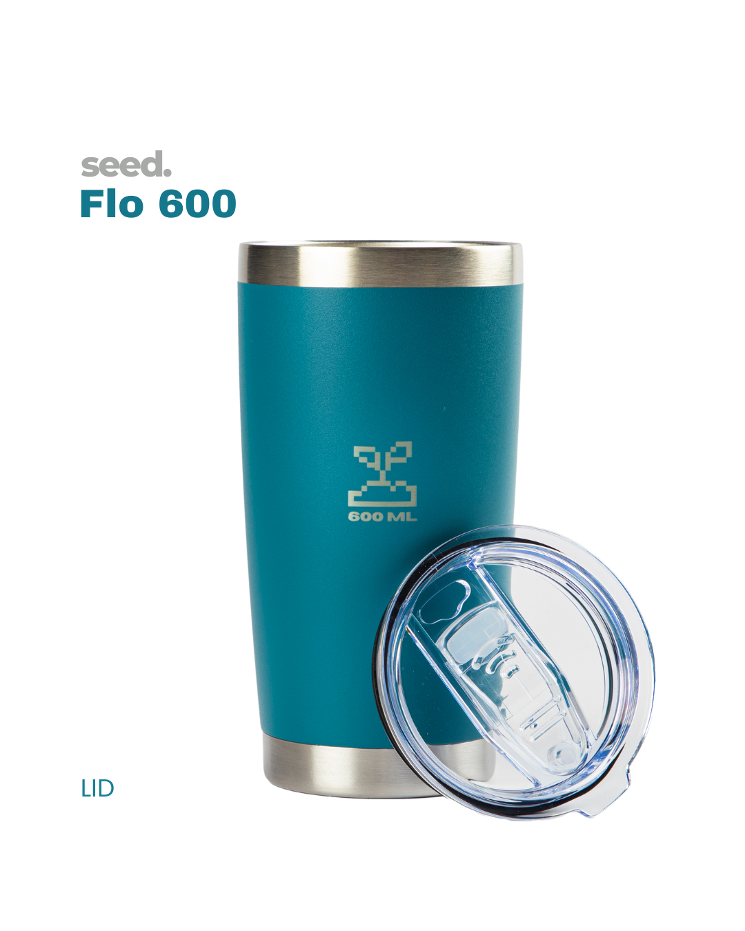 stainless steel tumbler 600mL denim blue insulated stainless steel travel coffee mug 600mL 