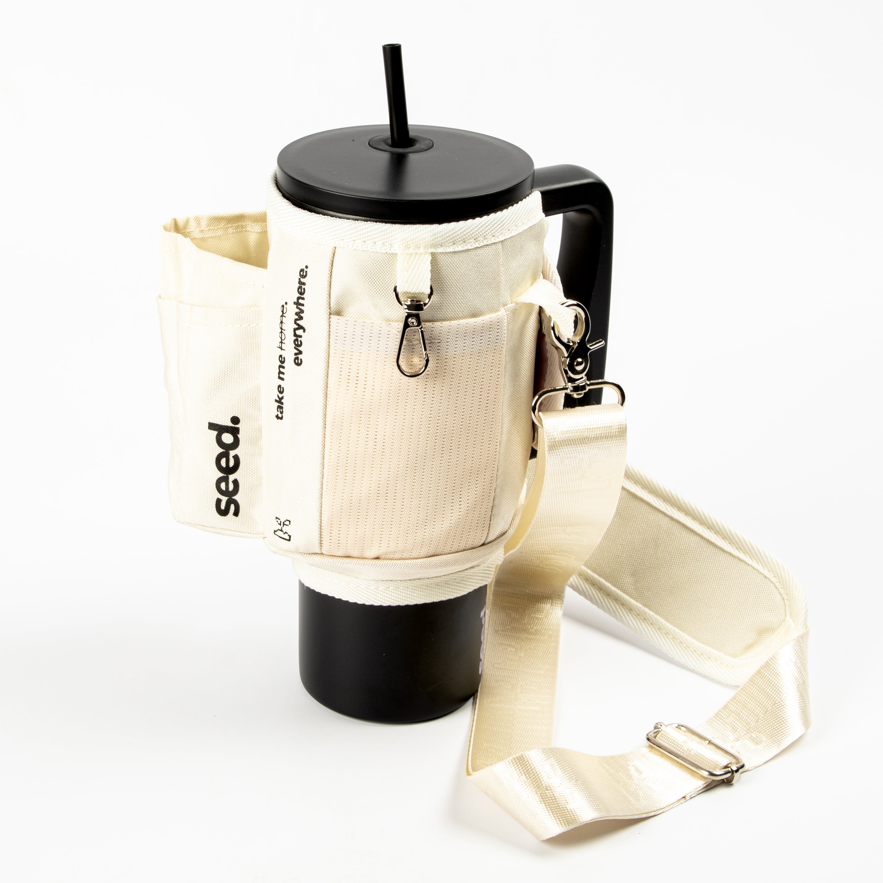 seed move carry all sling multi-purpose utility sleeve bag for stainless steel tumblers milkyway